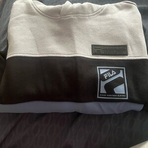 Fila Kids Cream and Black Sweatshirt